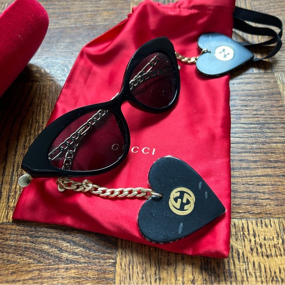 Gucci GG0978S Sunglasses in Black/grey BRAND NEW AUTHENTIC - Picture 7 of 11